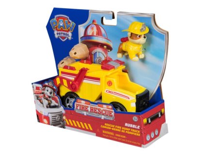 LABKOVÁ PATROLA FIRE RESCUE VOZIDLO RUBBLE - PAW PTROL
