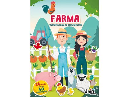 0004553 malovanky a4 so samolepkami farma