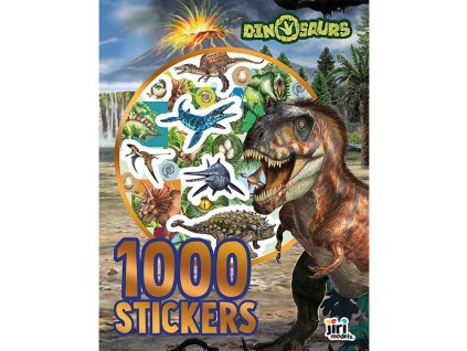 0004369 1000 samolepiek v zosite dinosaury