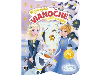 0005294 najkrajsie vianocne malovanky so samolepkami ladove kralovstvo