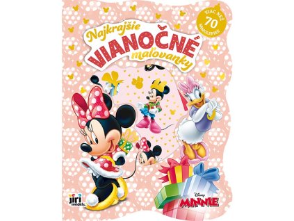 0005291 najkrajsie vianocne malovanky so samolepkami minnie