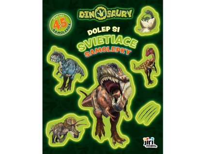 0005356 dolep si svietiace samolepky dinosaury