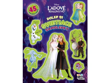 0005365 dolep si svietiace samolepky ladove kralovstvo