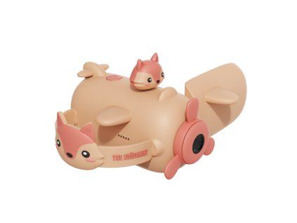 The Zoofamily Packshot Fox Left Open Diagonal view Camera video – 4