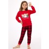 pol pl Cornette Winter 594 185 592 185 pizama dziewczeca swiateczna czerwona bawelna 124252 6