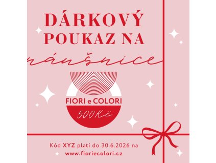 FeC dárkový poukaz 500