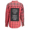 DESIGUAL CAMICIA MANICHE LUNGHE DONNA ROSSO (Velikost 2XL)