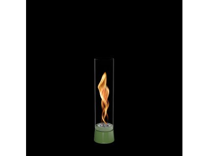 00818 SPIN air 900 Tischfeuer Emaille gruen 01 Flamme