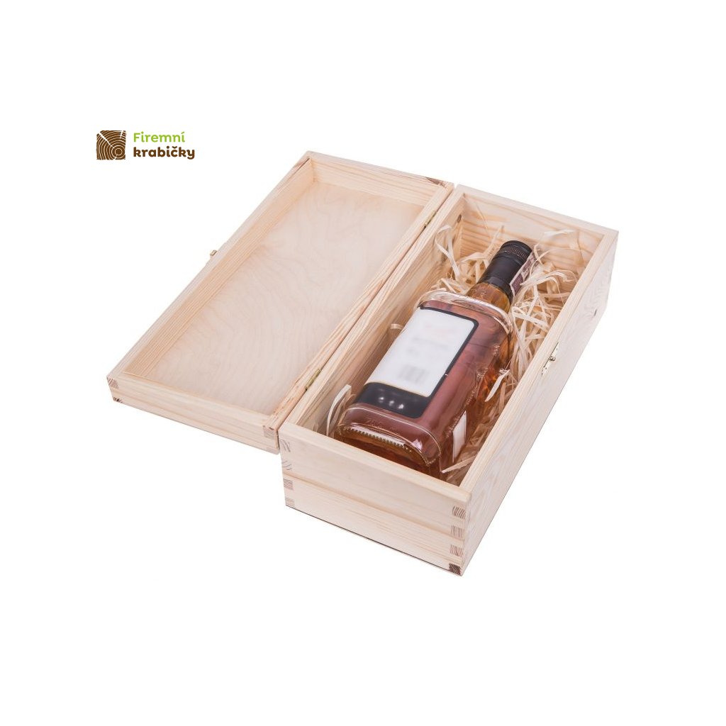 drewniane pudelko pojemnik na alkohol carmen vii