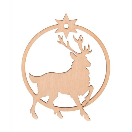 bombka zawieszka na choinke renifer rudolf