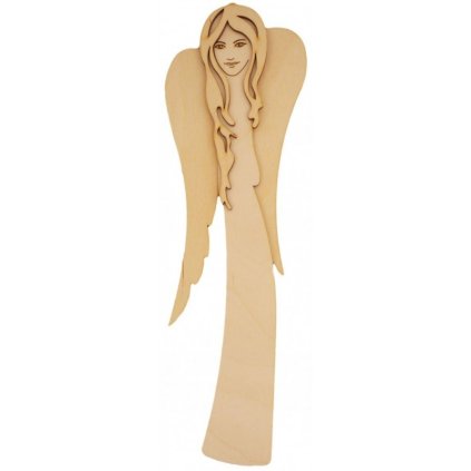 aniolek zawieszka ze sklejki 29 cm
