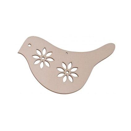 drewniany ptaszek azur