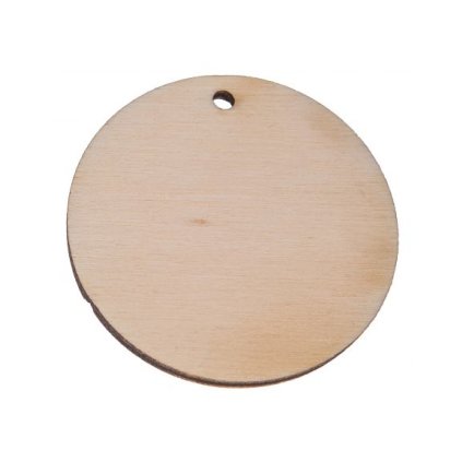 drewniane kolko zawieszka 5x5cm 1 szt