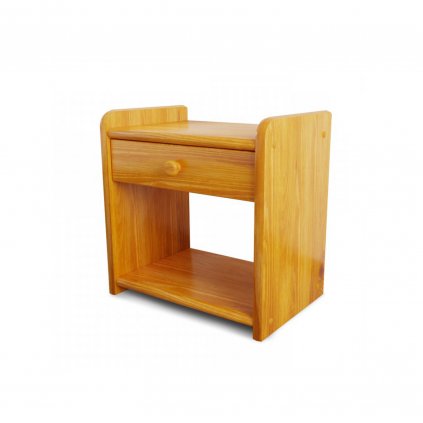 Noční stolek VILMA z masivního dřeva - Olše