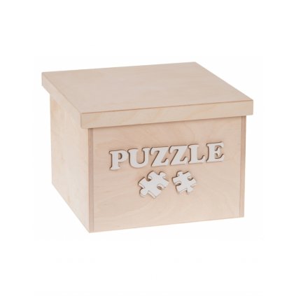 12224 dreveny box na hracky puzzle maly