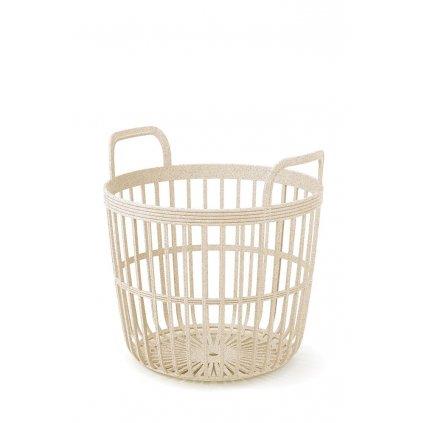 68123 kos s uchy zoe basket eco wood kremovy 36 4cm