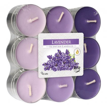 Imporvelas Tealights de 18 Lavanda P15 18