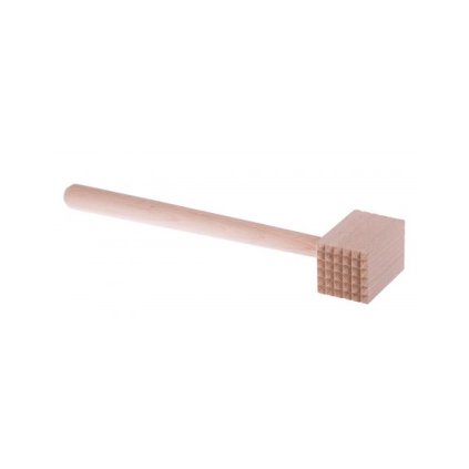 tluczek do miesa kwadratowy drewniany 30 cm