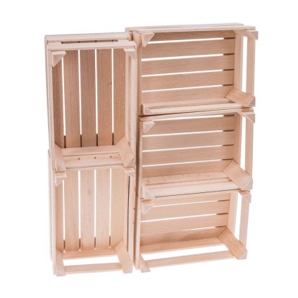 drewniana mini skrzyneczka 175x120 cm 5 sztuk