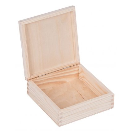 13214 drevena krabicka 14x14 cm
