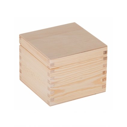 13364 drevena krabicka 16x16x13 cm