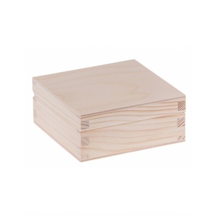 13370 drevena krabicka 11x11cm