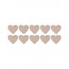 drewniane serce 4x4 cm 10 szt