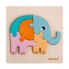 Dřevěná dětská vkládačka / puzzle - slon