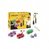 Dětská 7dílná sada, 4 auta a nářadí