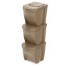 59942 sada 3 odpadkovych kosu sortibox eco wood naturo objem 3x25l