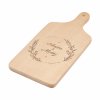 Svatební prkénko s gravírováním - Jména novomanželů, 30x13,5x1,5cm