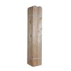 Dřevěná smrková plotovka, 20 x 90 mm zakulacená 1ks  RŮZNÉ VELIKOSTI