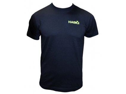 Tričko KR tmavě modré a nápisem HASIČI