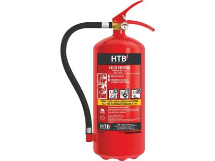 Hasící přístroj práškový P6F/MP 43A 233B C