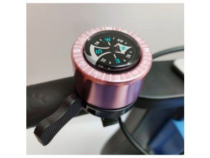 zvonek kompas pink new