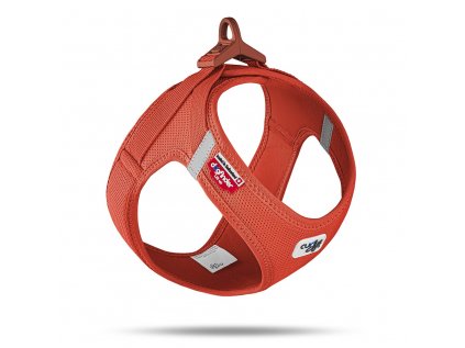 CURLI Postroj pro psy Air-Mesh Sun Orange, 2XS, 2-4 kg