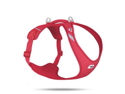 CURLI Postroj pro psy Belka Air-Mesh Red XL, 11,5-18 kg