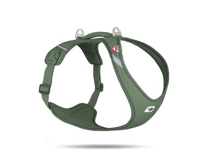 CURLI Postroj pro psy Belka Air-Mesh Moss XL, 11,5-18 kg