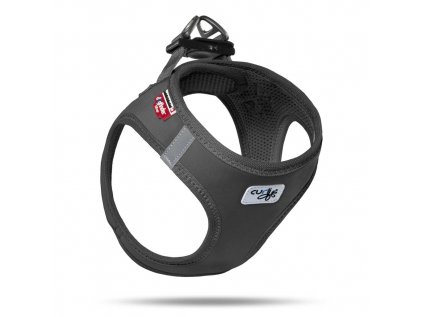 CURLI Postroj pro psy Softshell Black 2XS, 2-4 kg