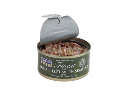 FISH4CATS Konzerva pro kočky Finest tuňák s mořskými řasami 70 g