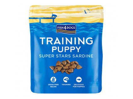 FISH4DOGS Pamlsky pro štenátka TRAINING sardinka 150 g