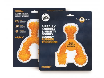 TASTY BONE Trio kostička gumová pro velké psy