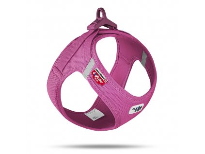 CURLI Postroj pro psy Air-Mesh Fuchsia 3XS, 1,5- 3 kg