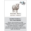 CURLI Postroj pro psy se sponou Merino vlna Black 2XS, 2-4 kg