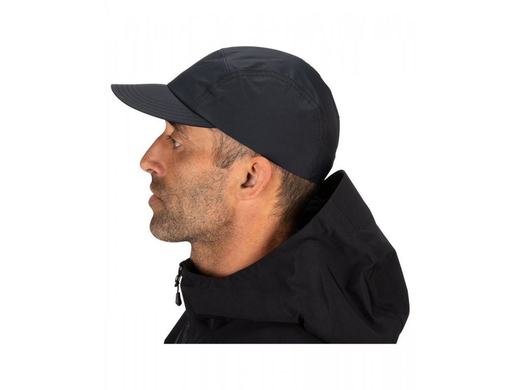 Simms Flyweight GORE TEX Paclite Cap Black S M Fishax