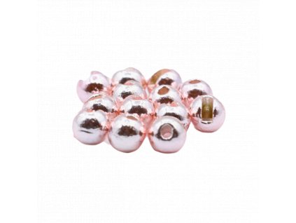 fishax tungsten slotted plus bead metallic pink gold