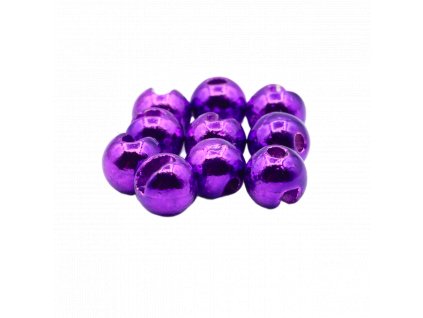 fishax tungsten slotted plus bead metallic purple