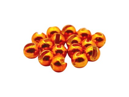 fishax metallic light orange tungsten bead