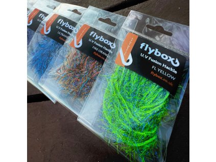 flybox uv fusion hackle range