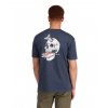 simms trout on my mind t shirt navy heather back